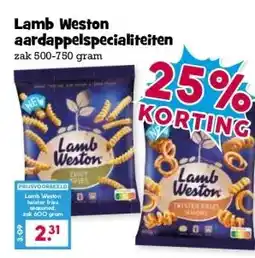 Boon`s Markt Lamb Weston aardappelspecialiteiten aanbieding