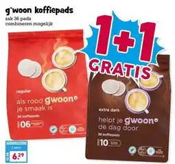 Boon`s Markt g'woon koffiepads aanbieding