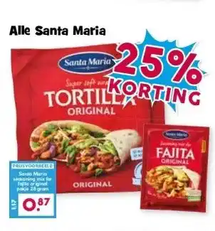 Boon`s Markt Alle Santa Maria aanbieding