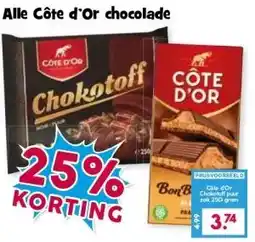 Boon`s Markt Alle Côte d'Or chocolade aanbieding