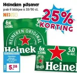 Boon`s Markt Heineken pilsener aanbieding