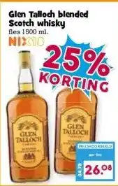 Boon`s Markt Glen Talloch blended Scotch whisky aanbieding