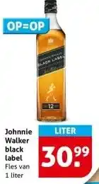 Hoogvliet Johnnie Walker black label aanbieding