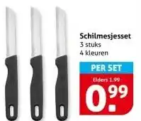 Hoogvliet Schilmesjesset 3 stuks aanbieding