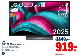 Makro LG 48" OLED smart-tv aanbieding