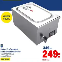 Makro Metro Professional sous-vide kooktoestel aanbieding