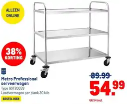Makro Metro Professional serveerwagen aanbieding