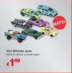 Kik Hot Wheels auto aanbieding