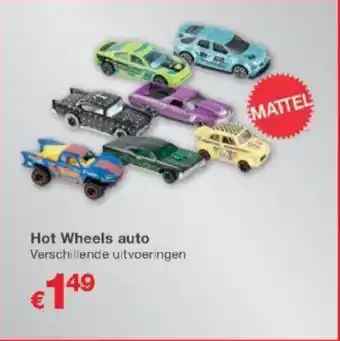 Kik Hot Wheels auto aanbieding