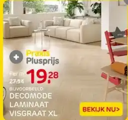 Praxis Decomode laminaat visgraat xl aanbieding