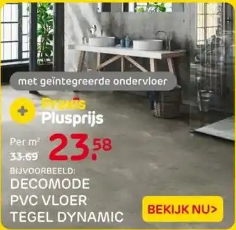 Praxis Decomode pvc vloer tegel dynamic aanbieding