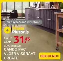 Praxis Cando pvc vloer visgraat create aanbieding