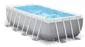 Bol.com Intex Prism Frame Zwembadset rechthoekig 488x244x107 cm 26792GN aanbieding