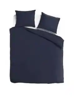 TotaalBED Dekbedovertrek Noa Koningsblauw | aanbieding