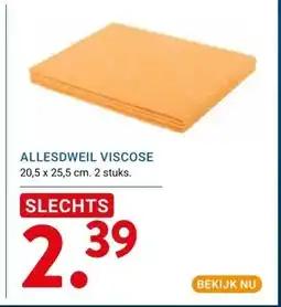 Kluswijs ALLESDWEIL VISCOSE aanbieding