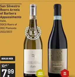 Gall & Gall San Silvestro Barbera Appassimento 75CL aanbieding