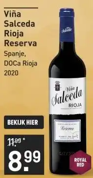 Gall & Gall Viña Salceda Rioja Reserva 75CL aanbieding