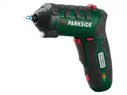 Lidl PARKSIDE Accu-schroevendraaier 4 V aanbieding