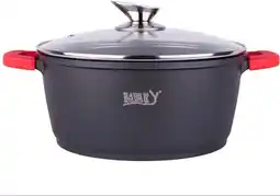 Bol.com Bavary KATG24 Pan - Braadpan - Soeppan - Ø 24 cm - Inductie - Keramisch - 3.8 Liter - Zwart aanbieding