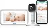 Bol.com LUVION Grand Elite 4 Connect Crib - Wifi Babyfoon met HD Camera én App - Premium Baby Monitor - Wit aanbieding