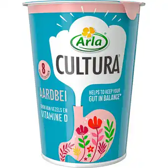 Jumbo Arla Cultura Aardbei 450 g aanbieding