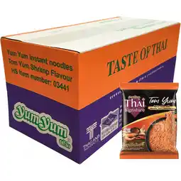 Jumbo YumYum Thai Spicy Soup with Shrimp & Lemongrass (Tom Yum) - 10 x 100 g aanbieding