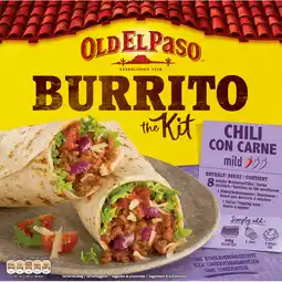 Jumbo Old El Paso Burrito Kit 620g aanbieding