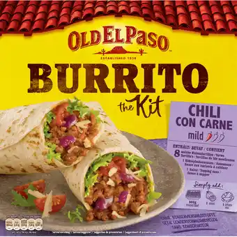 Jumbo Old El Paso Burrito Kit 620g aanbieding