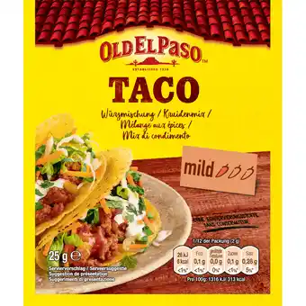 Jumbo Old El Paso Taco Kruidenmix 25g aanbieding