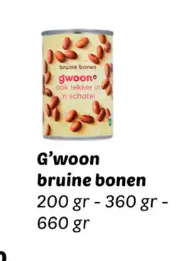 Dekamarkt G'woon bruine bonen aanbieding
