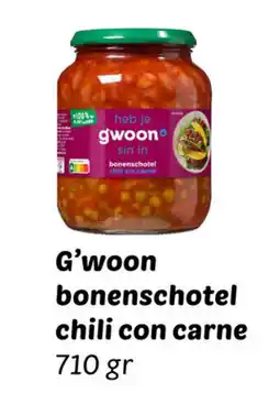 Dekamarkt G'woon bonenschotel chili con carne aanbieding