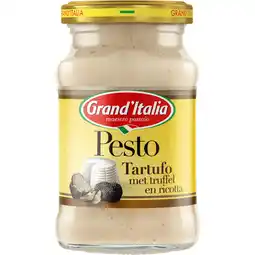 Jumbo Grand'Italia Pesto Tartufo met Truffel en Ricotta 90 g aanbieding