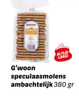 Dekamarkt G'woon speculaasmolens ambachtelijk aanbieding