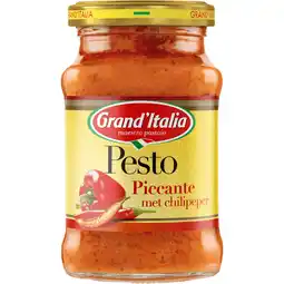 Jumbo Grand'Italia Pesto Piccante met Chilipeper 90 g aanbieding