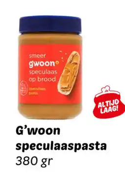 Dekamarkt G'woon speculaaspasta aanbieding