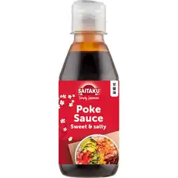 Jumbo Saitaku Simply Japanese Poke Sauce Sweet & Salty 200 ml aanbieding