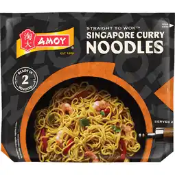 Jumbo Amoy Straight to Wok Singapore Curry Noodles 2 x 150 g aanbieding