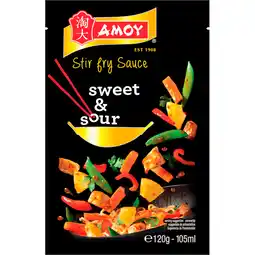 Jumbo Amoy Sweet & Sour Stir Fry Sauce 120 g aanbieding