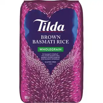 Jumbo Tilda Brown Basmati Wholegrain 500g aanbieding