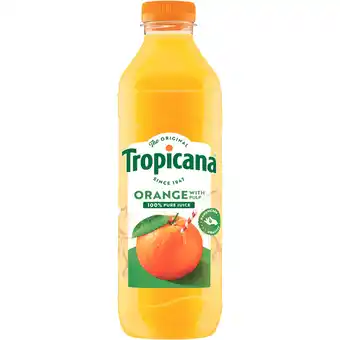 Jumbo Tropicana Orange Met Vruchtvlees 1L aanbieding