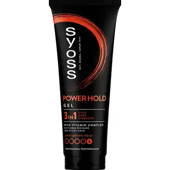 Jumbo Syoss Power Hold Haargel 250 ML aanbieding