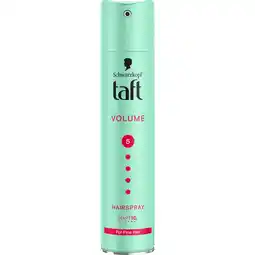 Jumbo Taft Hairspray Volume 250 ML aanbieding