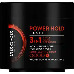 Jumbo Syoss Power Hold Paste150 ML aanbieding