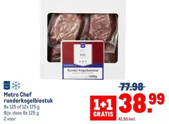 Makro Metro Chef runderkogelbiestu aanbieding