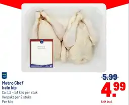 Makro Metro Chef hele kip aanbieding