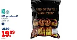 Makro BBQ garnalen ASC Easypeel aanbieding