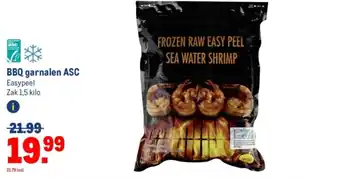 Makro BBQ garnalen ASC Easypeel aanbieding