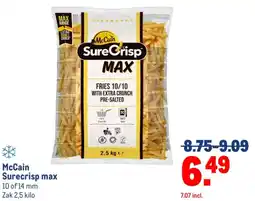 Makro McCain Surecrisp max aanbieding