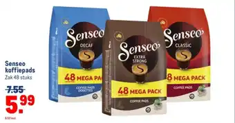 Makro Senseo koffiepads aanbieding