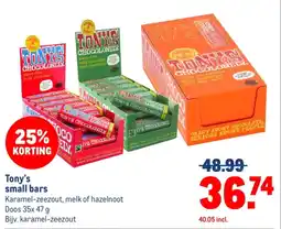 Makro Tony's small bars aanbieding